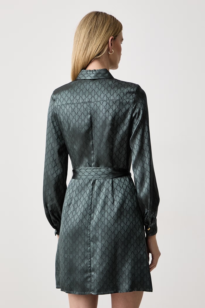 Odzież Marciano by Guess Sukienka koszulowa z wiskozą SIENNA G6BK39.W4854 niebieski