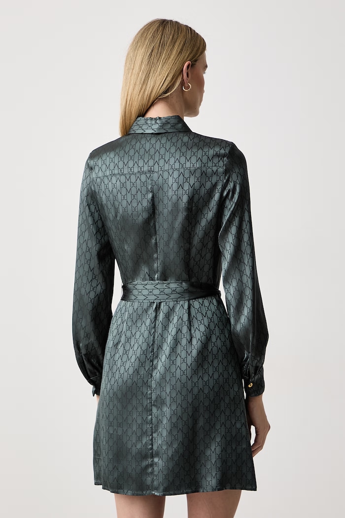 Odzież Marciano by Guess Sukienka koszulowa z wiskozą SIENNA G6BK39.W4854 niebieski
