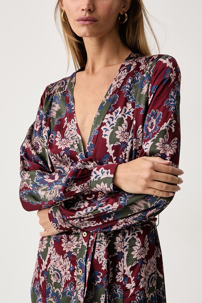 Šaty z viskózy VITTORIA Marciano by Guess G6BK16.W4355 červená