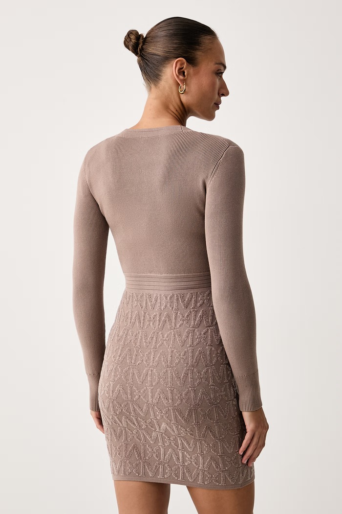 Odzież Marciano by Guess Sukienka z wiskozą NALIYA G6BK09.Z1547 beżowy
