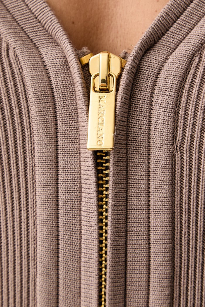 Sukienka z wiskozą NALIYA Marciano by Guess beżowy G6BK09.Z1547