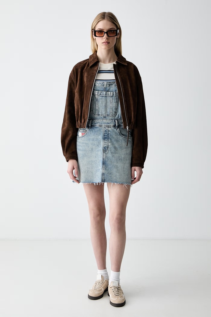 Tommy Jeans obleka denim DW0DW22874 modra AW26