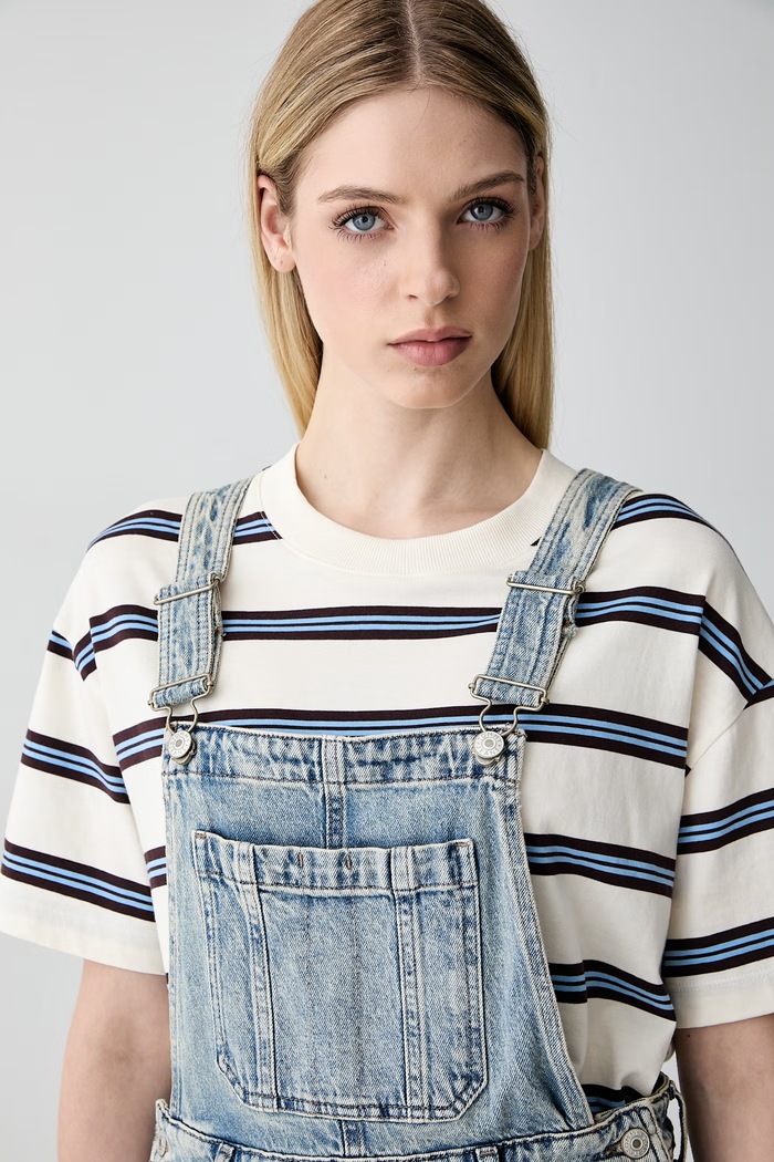 Tommy Jeans obleka denim modra DW0DW22874