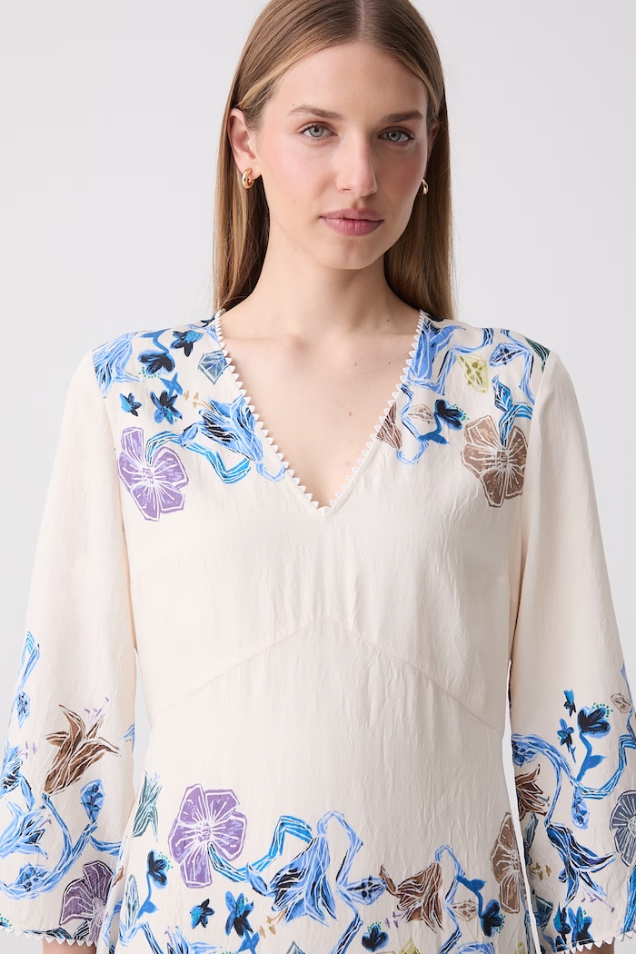 MUNTHE sukienka letnia z wiskozą NAO multicolor 262131426233