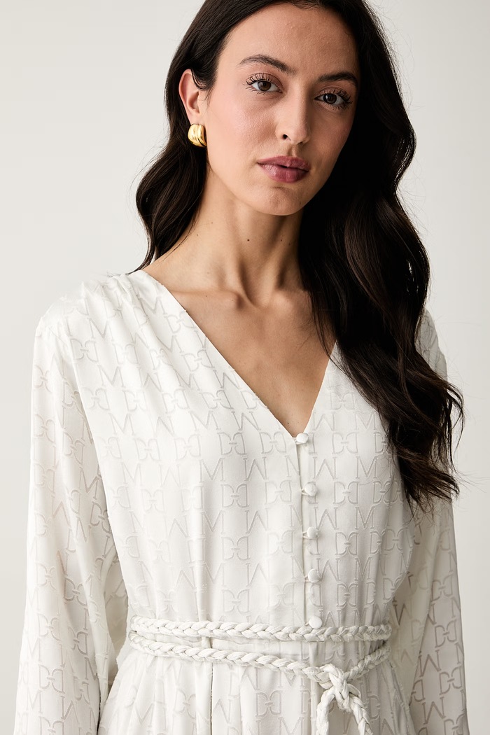 Marciano by Guess sukienka z wiskozą HADIL beżowy G6YK54.W3653