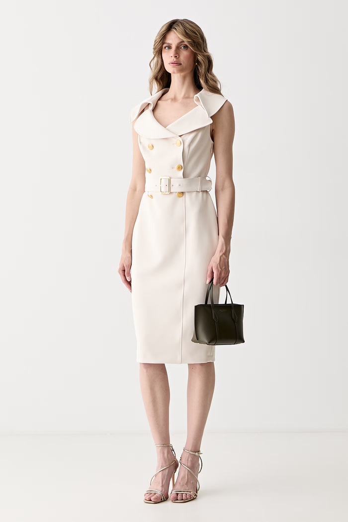 Marciano by Guess рокля тип сако JASMINE G6YK53.W3645 бежов AW26