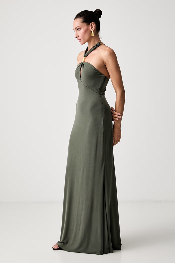 Marciano by Guess halter obleka z modalom SORAYA G6YK48.K4912 zelena AW26