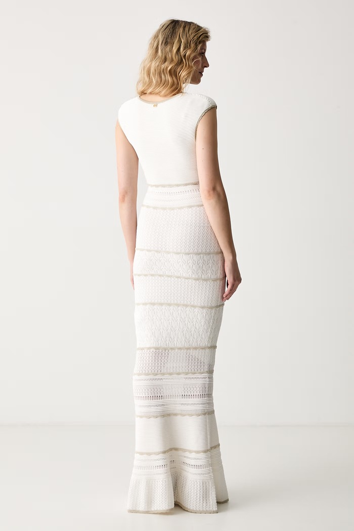 Odzież Marciano by Guess sukienka z wiskozą JUMA G6YK47.Z1131 beżowy