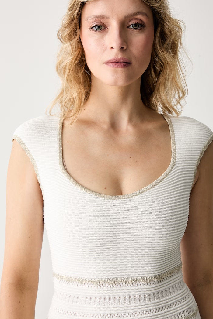Marciano by Guess sukienka z wiskozą JUMA beżowy G6YK47.Z1131