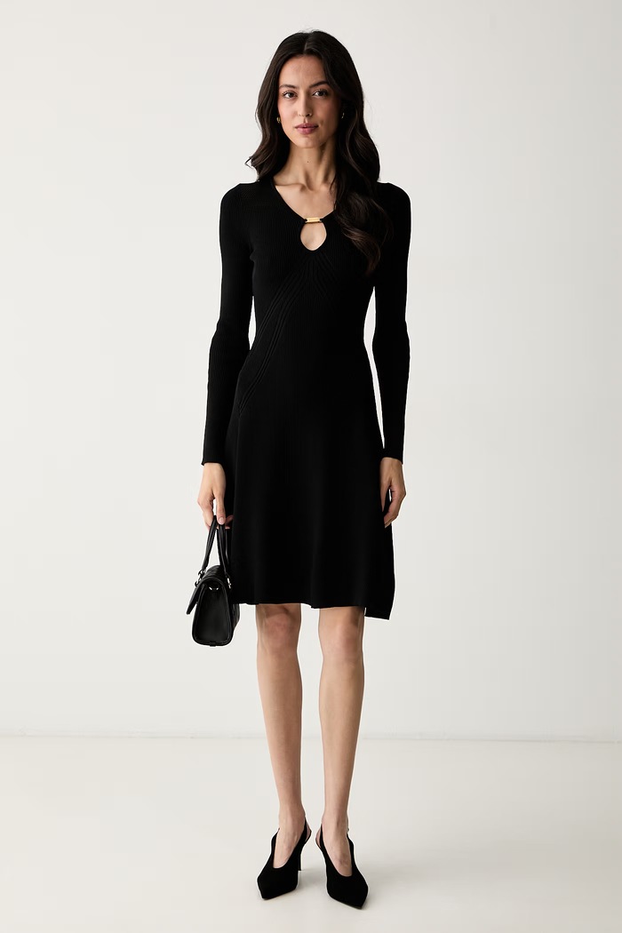 Marciano by Guess vestito con viscosa JAMILA G6YK41.Z1101 nero AW26