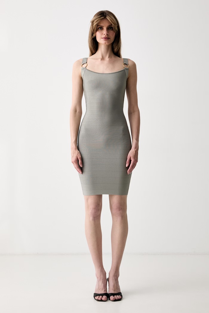 Marciano by Guess bodycon haljina s viskozom ELLA zelena G6YK40.Z1082