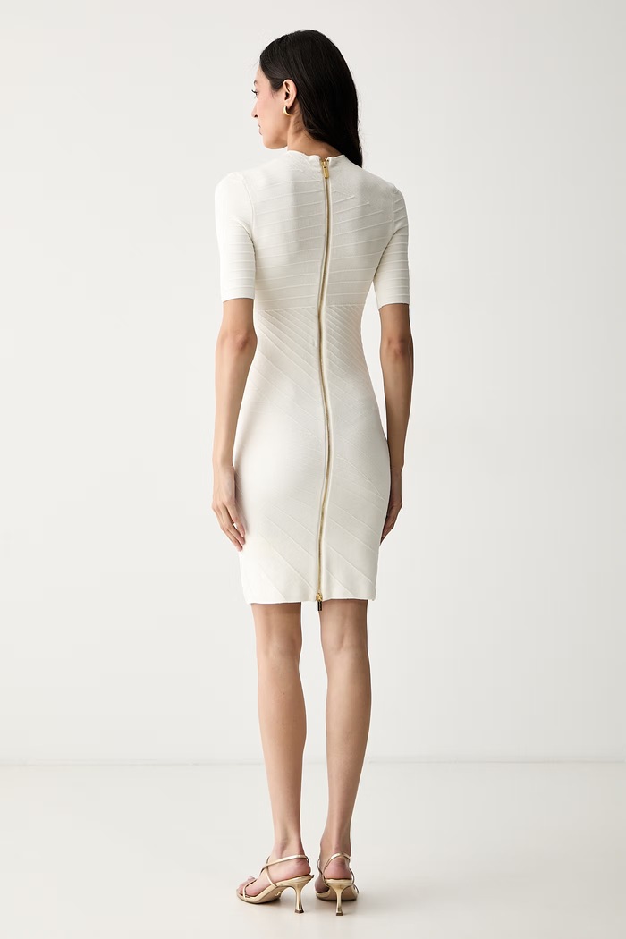 Odzież Marciano by Guess sukienka z wiskozą KAEDA G6YK28.Z1059 beżowy
