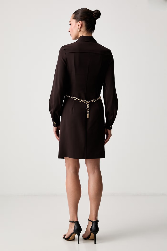 Ρούχα Marciano by Guess φόρεμα KAMILA G6YK25.W3204 καφέ
