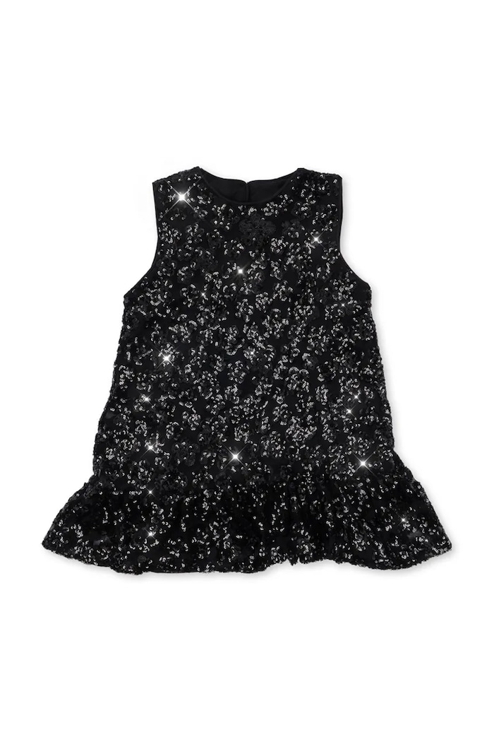 Konges Sløjd Sukienka FLOWY DRESS KS107401.9BY2 czarny AW26