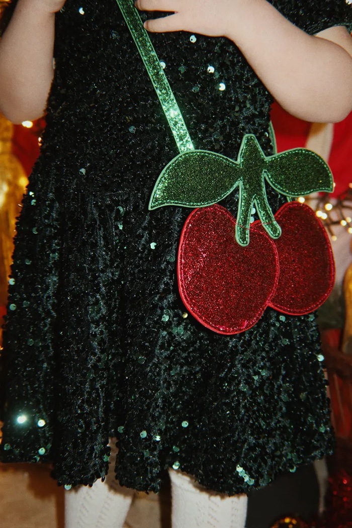 Konges Sløjd Sukienka rozkloszowana welurowa TAMIRA BALLERINA DRESS KS106614.9BY2