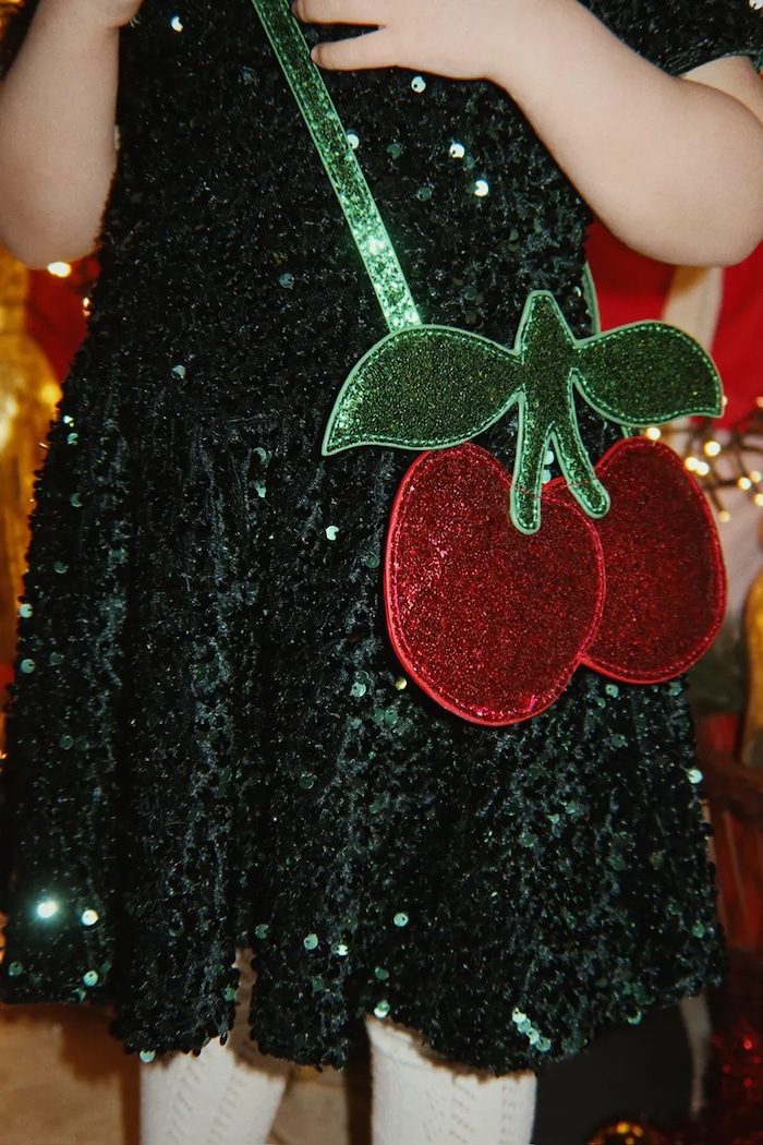 Konges Sløjd Sukienka rozkloszowana welurowa TAMIRA BALLERINA DRESS KS106614.9BY2