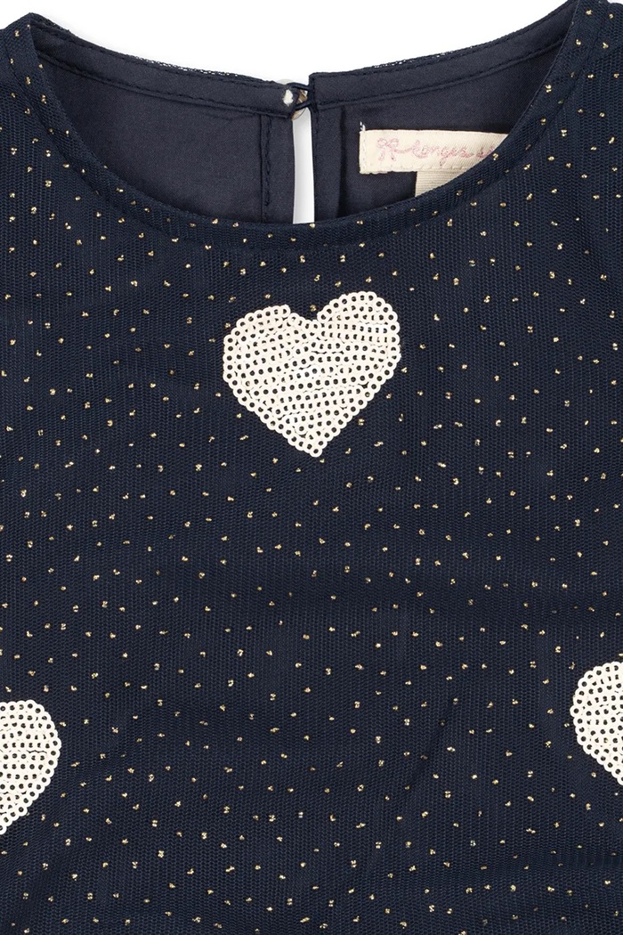 Sukienka HEARTLILY DRESS GRS Konges Sløjd granatowy KS106492.9BY2