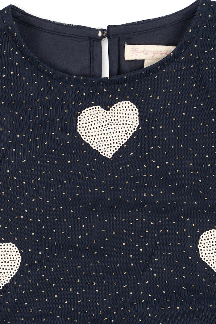 Sukienka HEARTLILY DRESS GRS Konges Sløjd granatowy KS106492.9BY2
