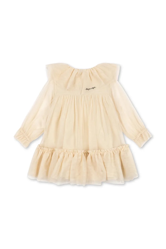 Dziewczynka Konges Sløjd Sukienka BOW DRESS KS106400.9BY2 beżowy