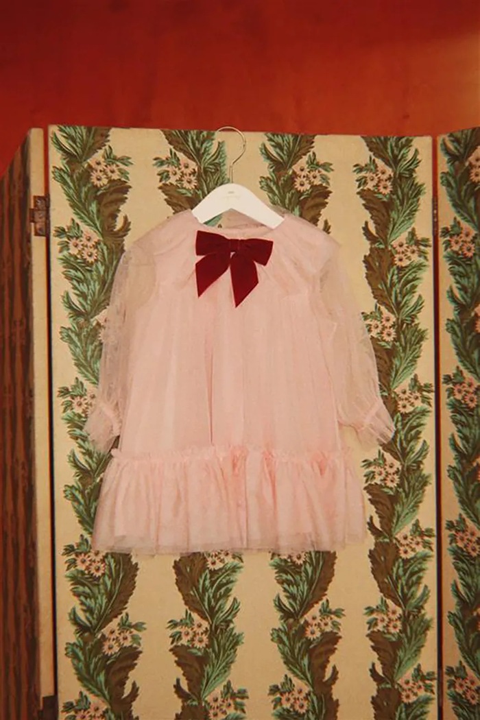 Konges Sløjd Sukienka BOW DRESS KS106400.9BY2