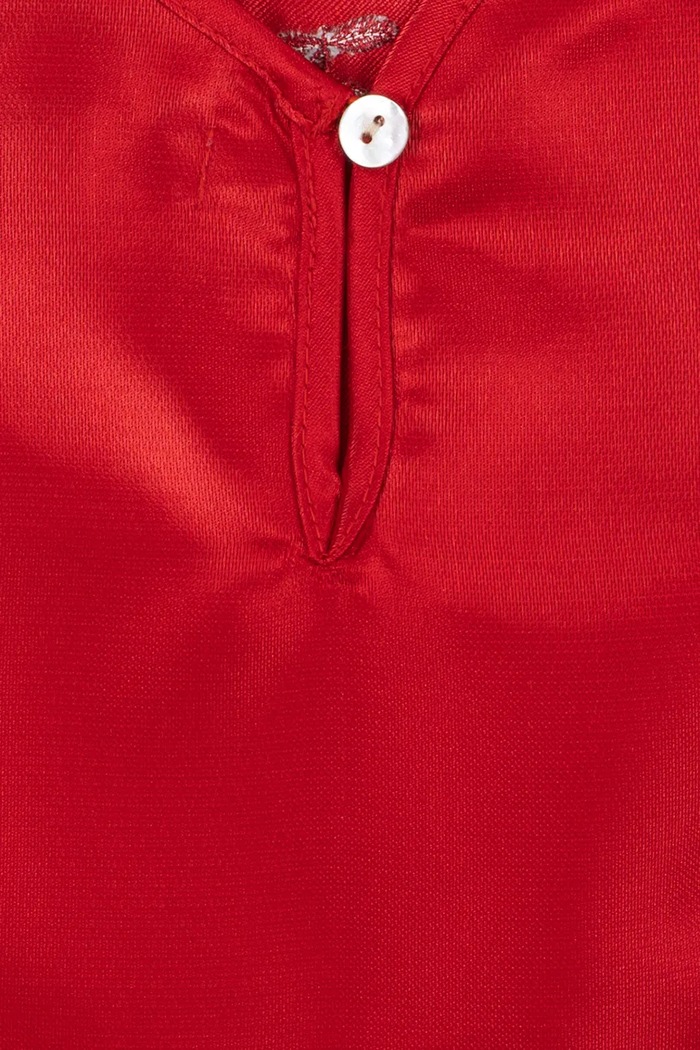 Sukienka BELLIS DRESS GRS Konges Sløjd KS106389.9BY2 czerwony