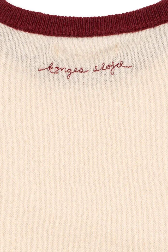 Dziewczynka Konges Sløjd Sukienka wełniana ALETTE DRESS KS106365.9BY2 różowy