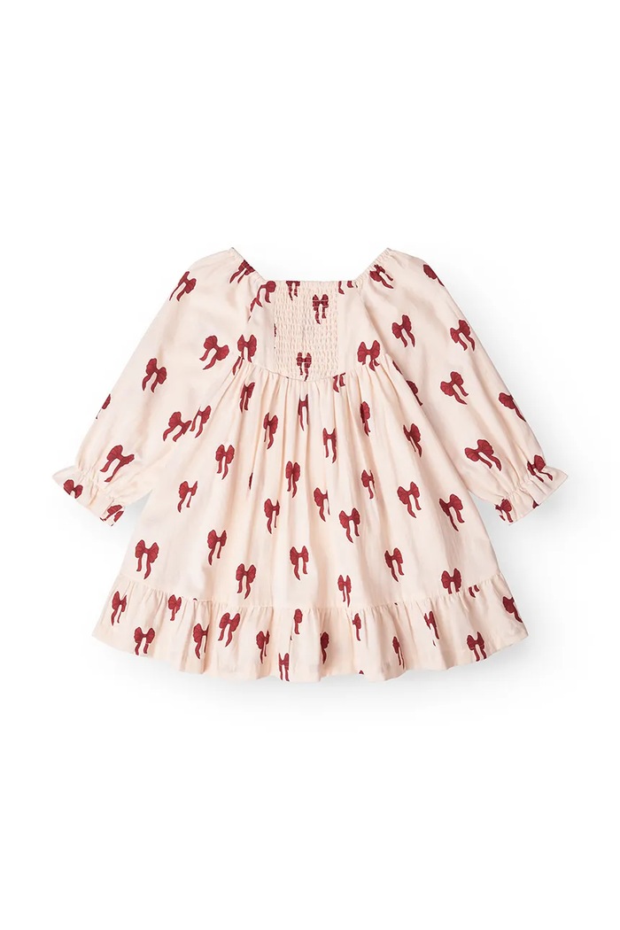 Dziewczynka That's mine Sukienka rozkloszowana bawełniana Sarah dress 173628 beżowy