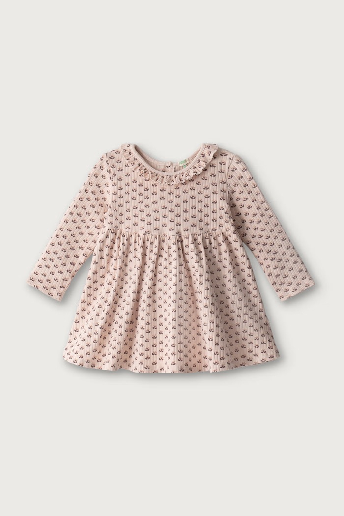 United Colors of Benetton Šaty s rozšíreným strihom bavlnené s elastanom ružová 32DRAV00S.W.Seasonal