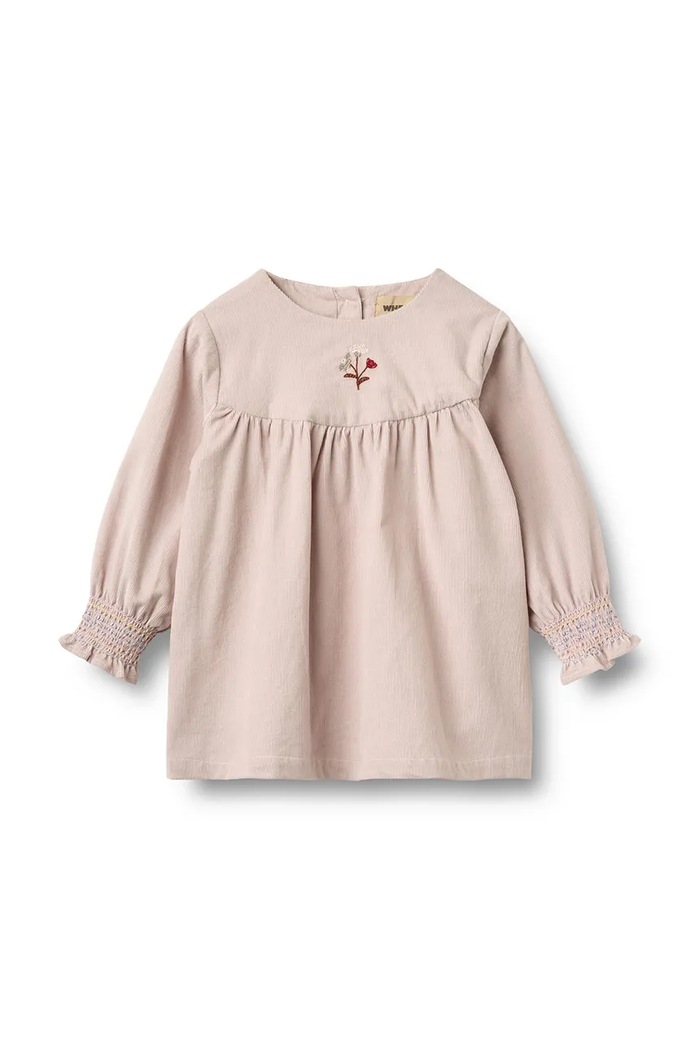 Wheat Sukienka empire bawełniana różowy 5385.323.GOTS