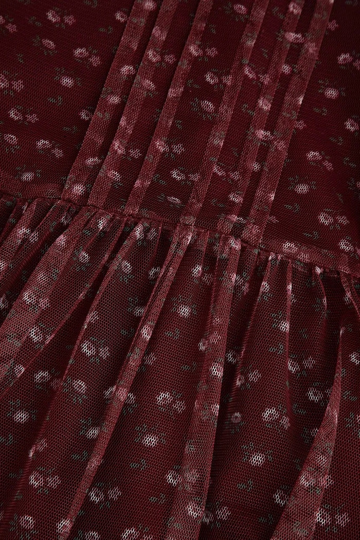 Šaty Coccodrillo ZC6128101FGJ burgundské