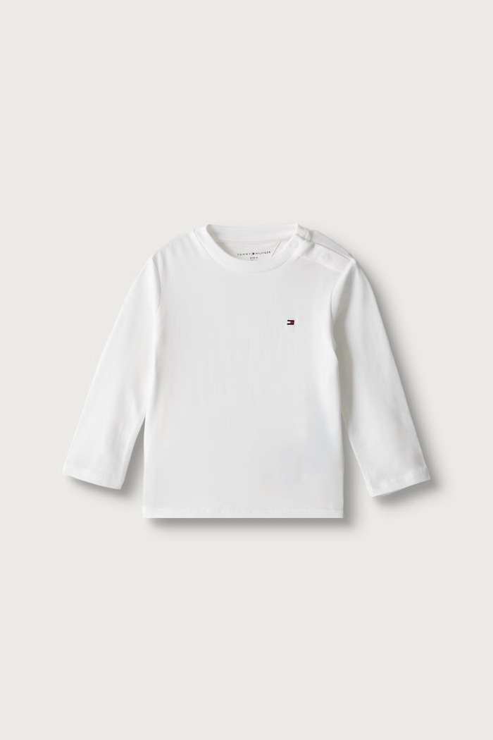 Tommy Hilfiger Sukienka z bawełną KN0KN02324.9BY2 bordowy AW26