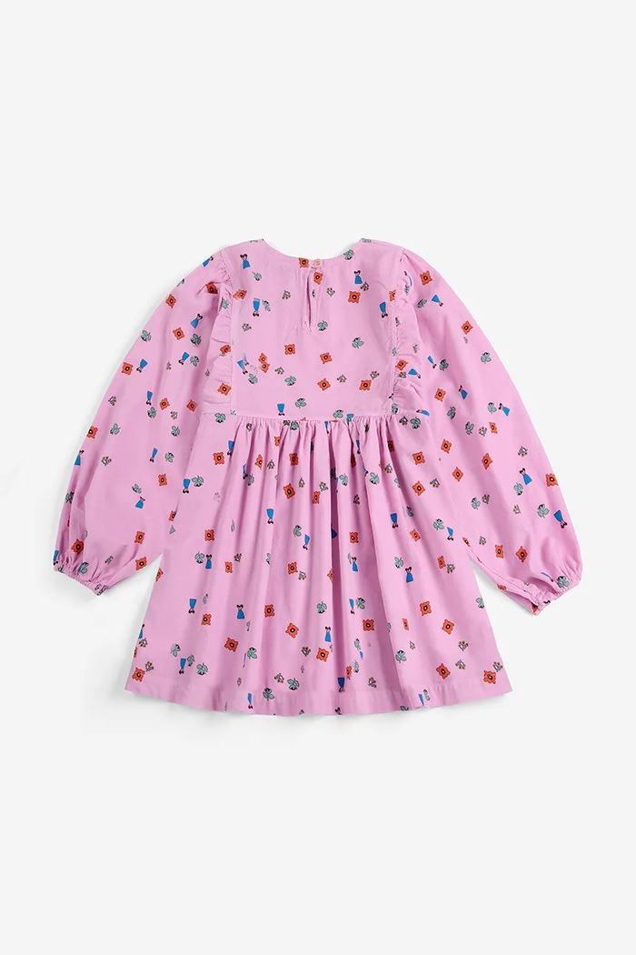 Bobo Choses Šaty bavlnené Blossom 226AB122 ružová AW26