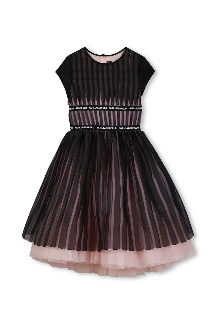 Karl Lagerfeld Haljina A-kroja Z31327.156.162 crna AW26