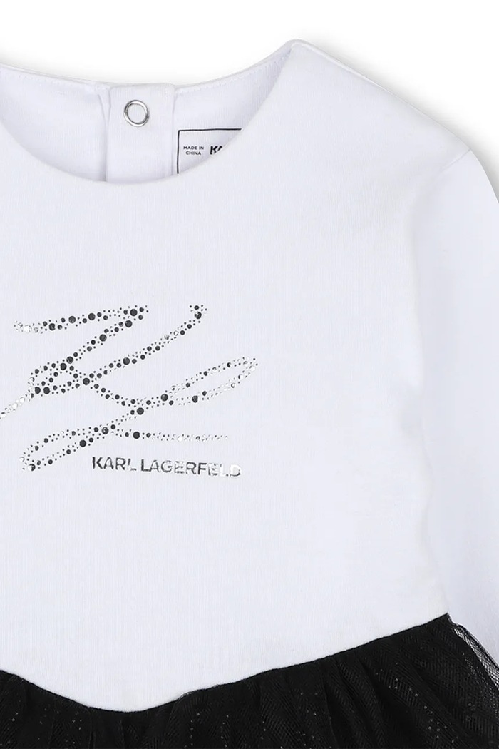 Djevojčice Karl Lagerfeld Haljina A-kroja Z31277.86 crna