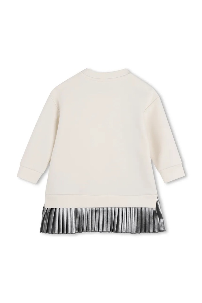 Karl Lagerfeld рокля от памук Z31292.67.81 бежов AW26