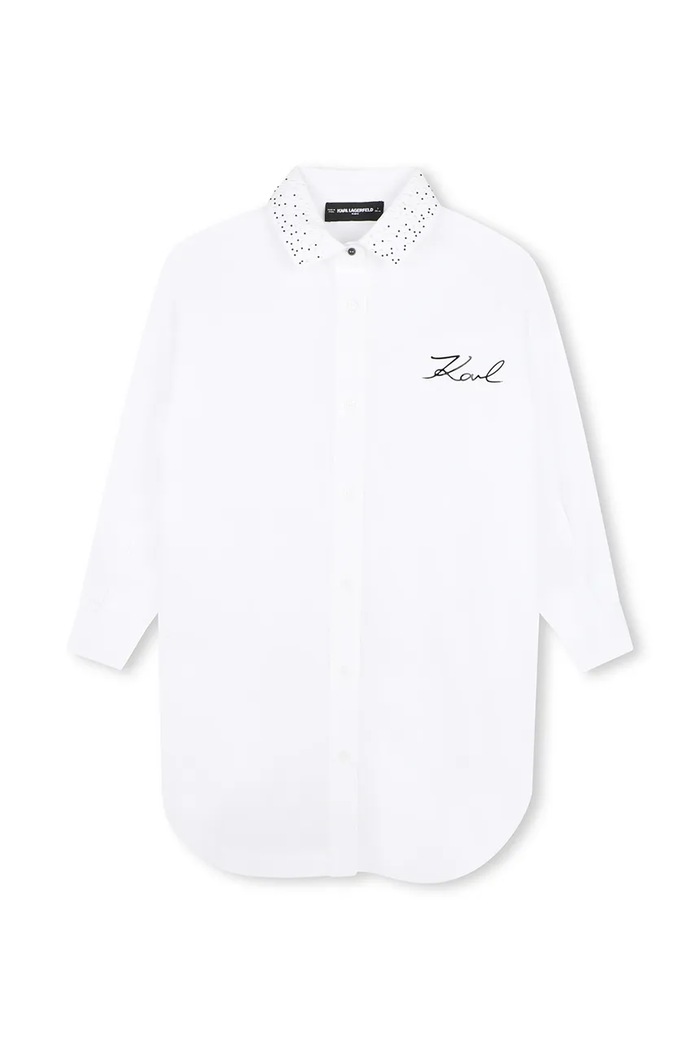 Karl Lagerfeld Haljina od pamuka bijela Z31332.114.150