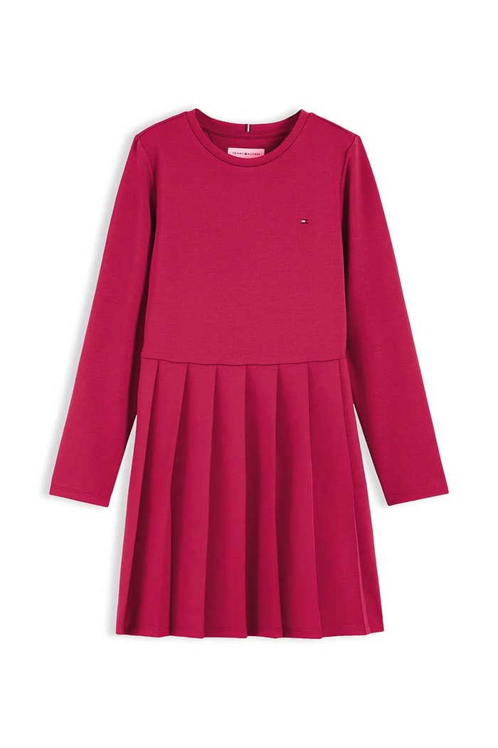 Tommy Hilfiger Sukienka rozkloszowana KG0KG09605.128.176.9BY2 różowy AW26