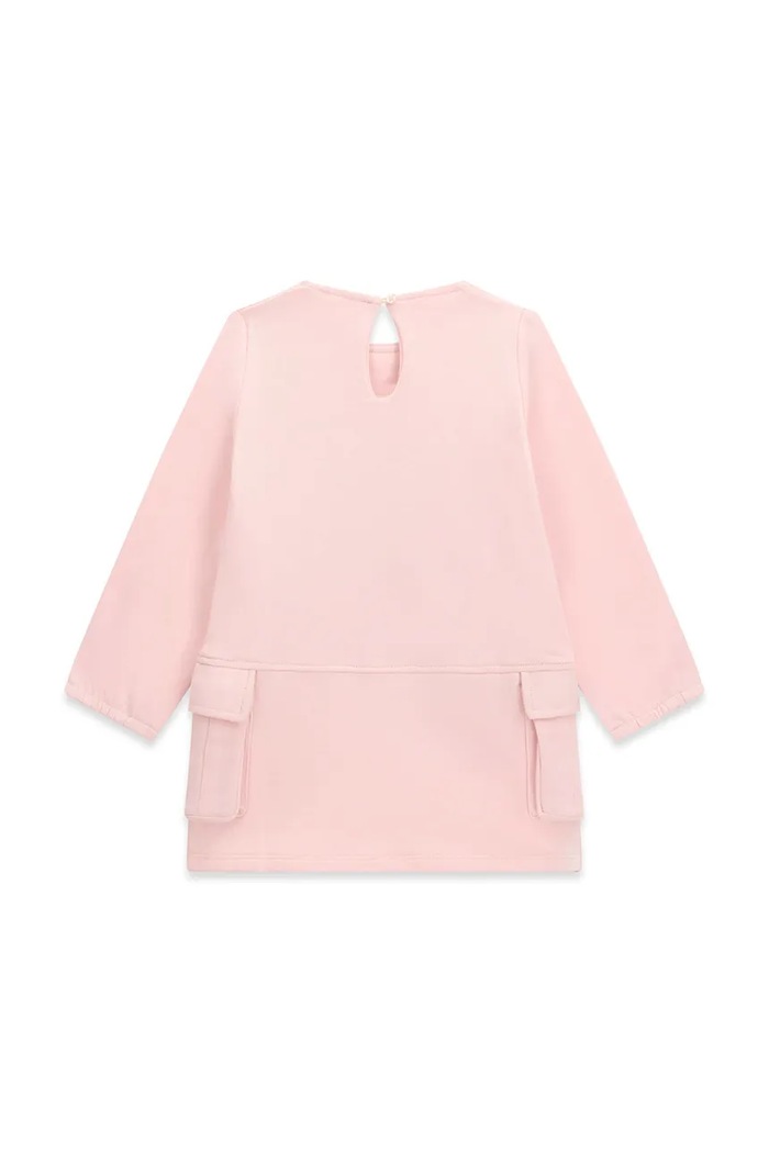 Guess Sukienka z bawełną K6BK16.K5938.9BY2 różowy AW26