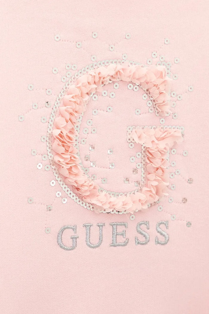 Dziewczynka Guess Sukienka z bawełną K6BK16.K5938.9BY2 różowy