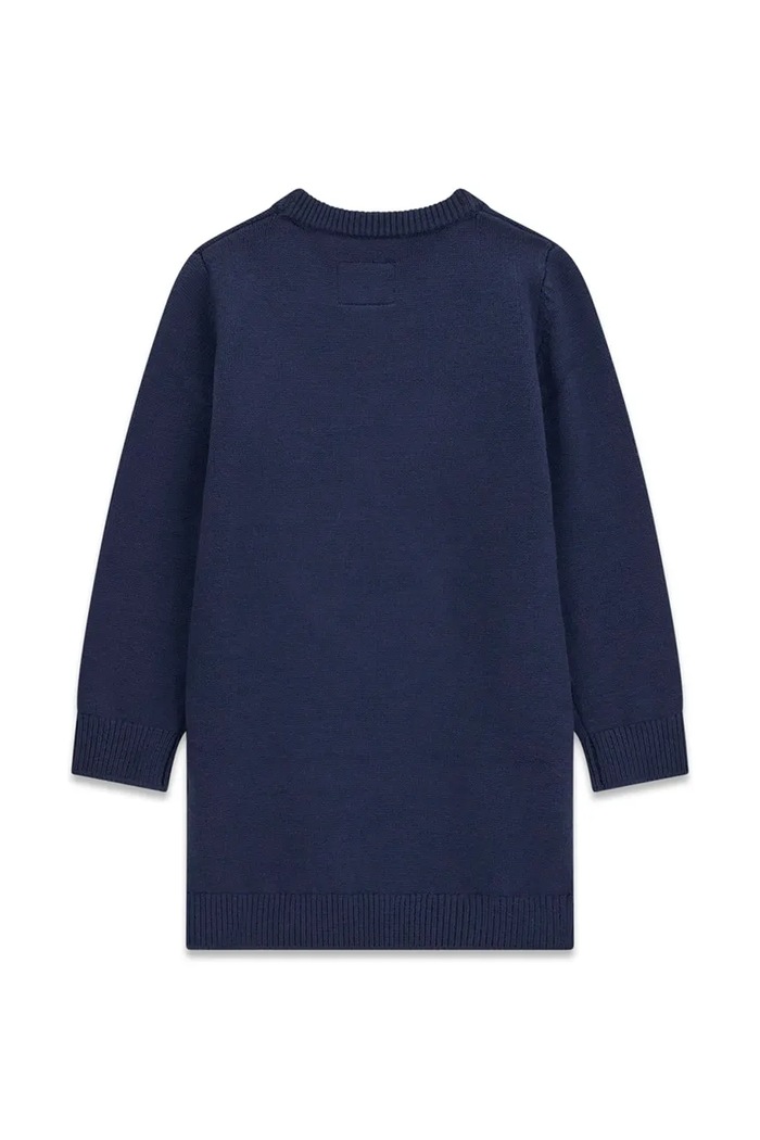 Guess Sukienka sweterkowa z wiskozą K6BK08.Z1308.9BY2 granatowy AW26