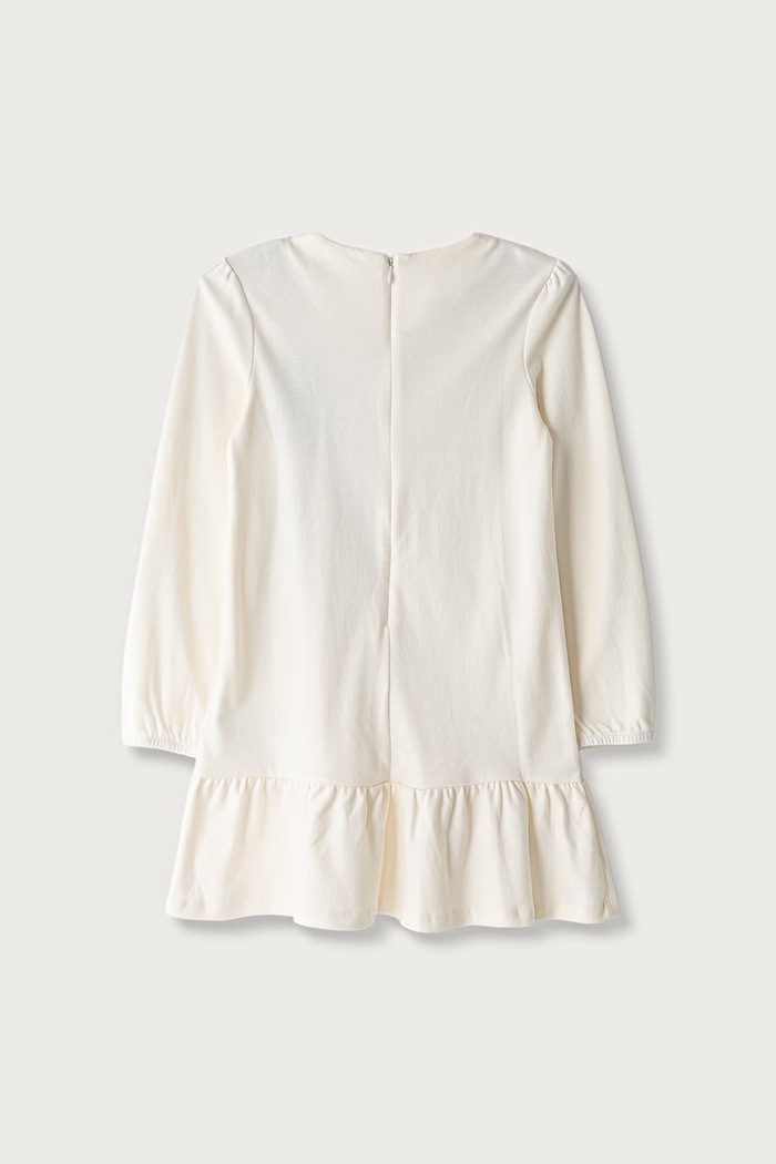 Guess Sukienka babydoll bawełniana K6BK05.K5934.9BY2 beżowy AW26
