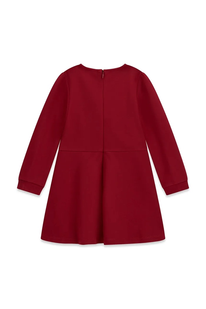Guess Sukienka rozkloszowana z wiskozą K6BK02.K5928.9BY2 bordowy AW26
