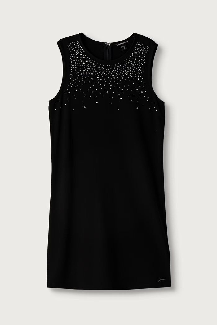 Guess Sukienka z wiskozą czarny J6BK09.K5924.9BY2