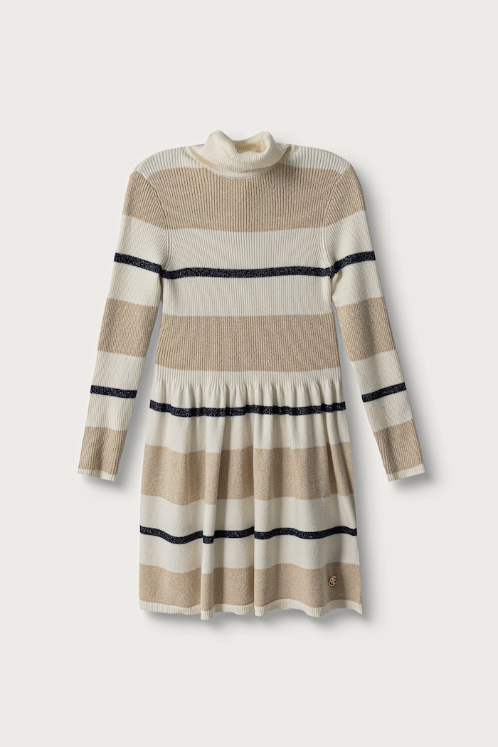 Guess Sukienka sweterkowa z wiskozą beżowy J6BK07.Z1296.9BY2