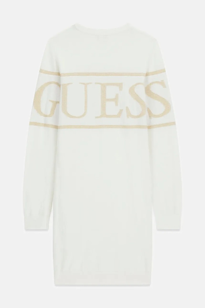 Guess Sukienka z bawełną J6BK06.Z1295.9BY2 beżowy AW26