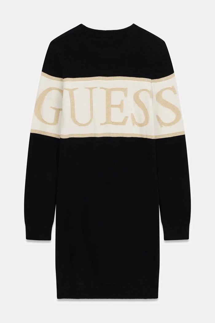 Guess Sukienka z bawełną J6BK06.Z1295.9BY2 czarny AW26