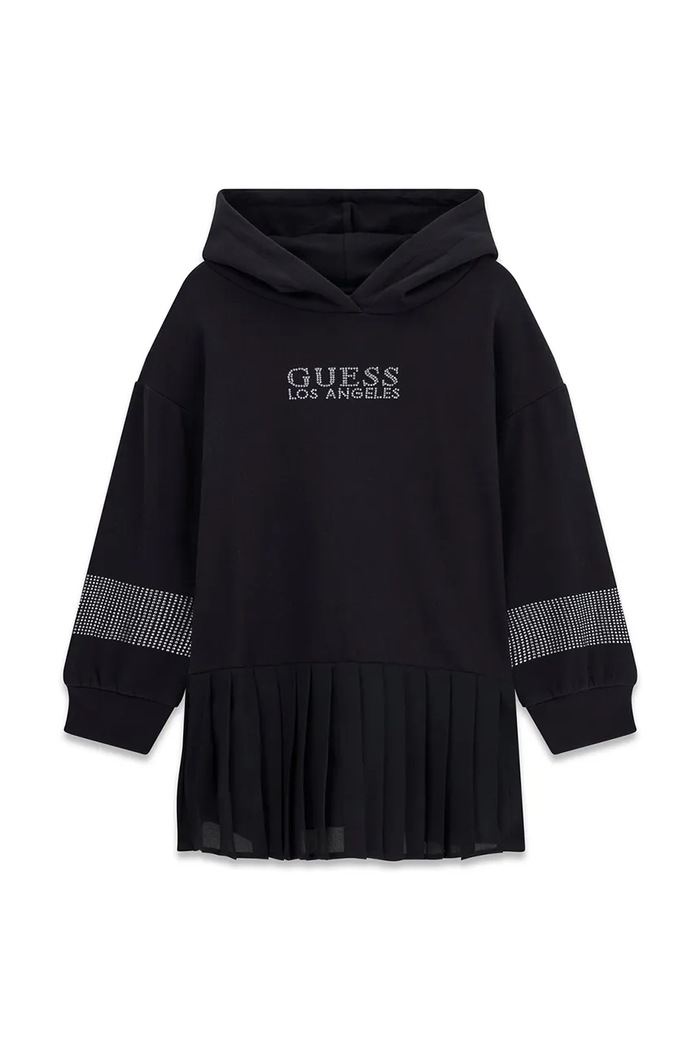Guess Sukienka bawełniana J6BK01.K5911.9BY2 czarny AW26