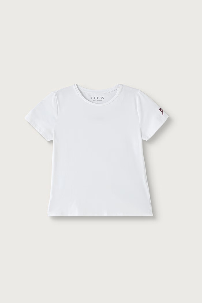 Κοριτσίστικα Guess T-shirt παιδικό βαμβακερό με ελαστάν J6BG03.K5907.9BY2 μπεζ