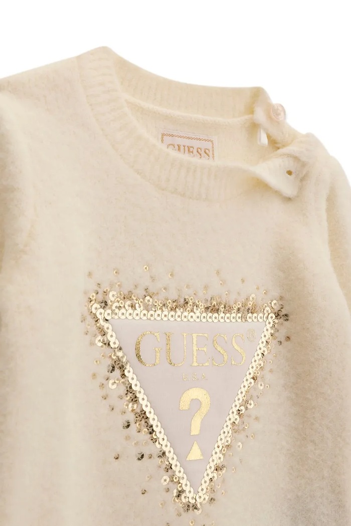 Dziewczynka Guess Sukienka A6BK04.Z1314.9BY2 beżowy