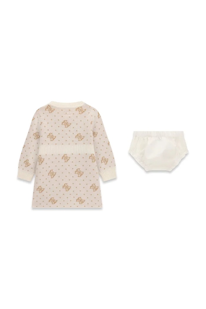 Guess Sukienka sweterkowa z dodatkiem wełny A6BK02.Z1313.9BY2 beżowy AW26